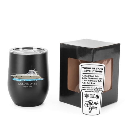 12 oz Insulated Wine Tumbler