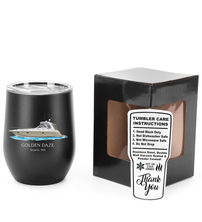 12 oz Insulated Wine Tumbler