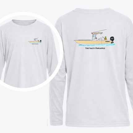 Youth UPF 50+ Boat Performance Crew Neck