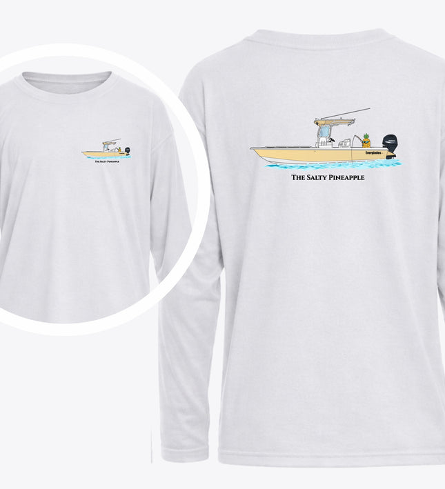 Youth UPF 50+ Boat Performance Crew Neck