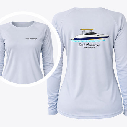 Ladies UPF 50+ Boat Performance Crew Neck