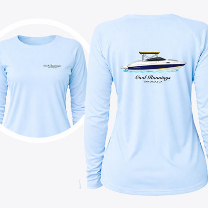 Ladies UPF 50+ Boat Performance Crew Neck