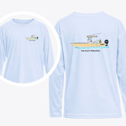 Youth UPF 50+ Boat Performance Crew Neck