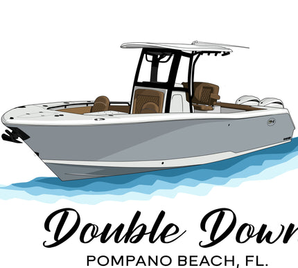 Custom Digital Boat Artwork