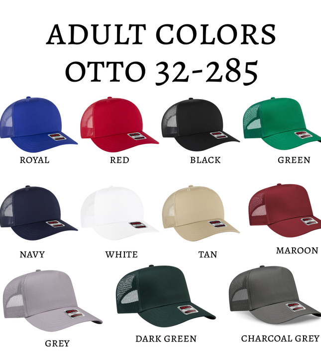 Adult Trucker Boat Hat