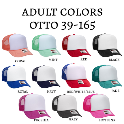 Adult Trucker Boat Hat