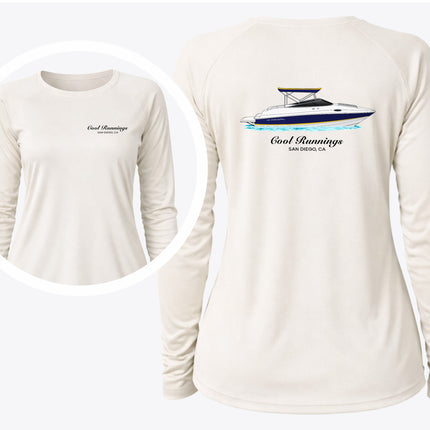 Ladies UPF 50+ Boat Performance Crew Neck