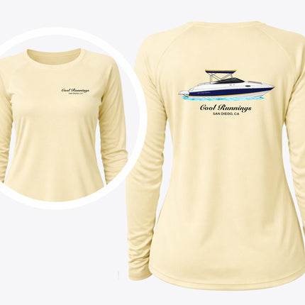 Ladies UPF 50+ Boat Performance Crew Neck