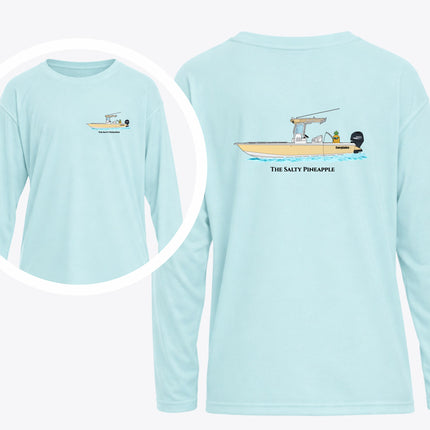 Youth UPF 50+ Boat Performance Crew Neck