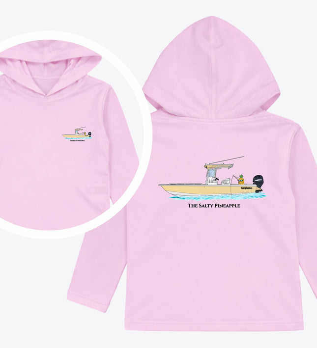 Youth UPF 50+ Performance Boat Hoodie