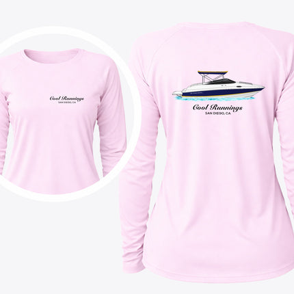 Ladies UPF 50+ Boat Performance Crew Neck