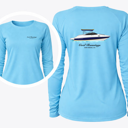 Ladies UPF 50+ Boat Performance Crew Neck