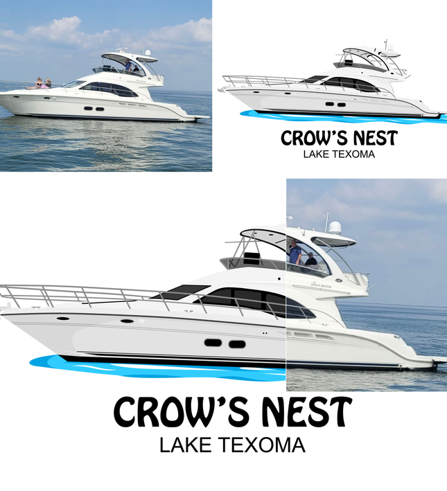 Custom Digital Boat Artwork