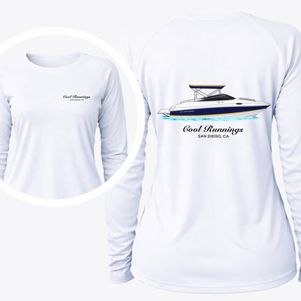 Ladies UPF 50+ Boat Performance Crew Neck