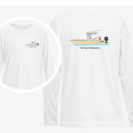 Youth UPF 50+ Boat Performance Crew Neck